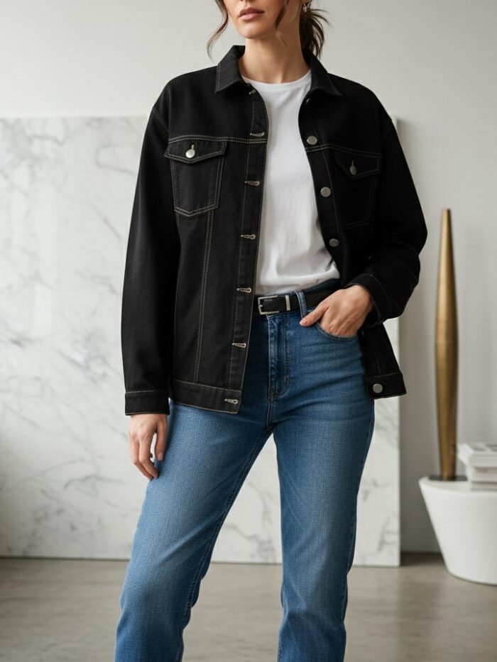 کت زنانه جین مدل بارانا كد 020