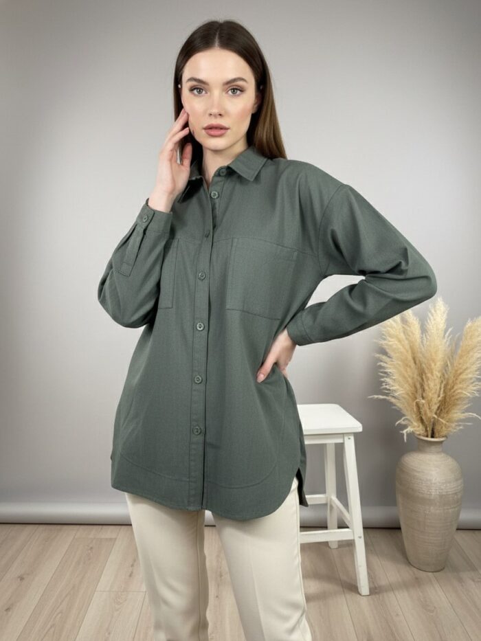 مانتو لینن زنانه مدل آتریا