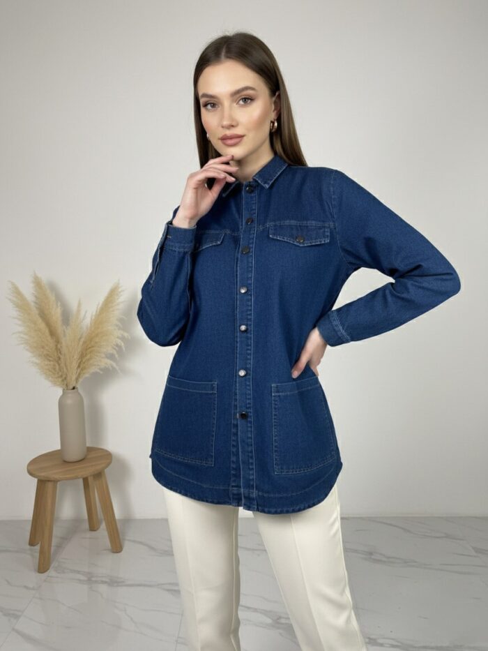 مانتو لی زنانه مدل مانا کد 012